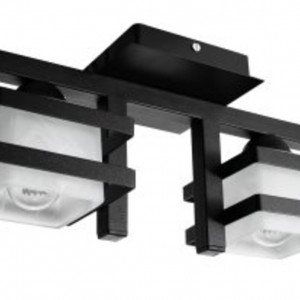 Люстра металева виробництво Sirius PR 1037/2 чорний на 2 плафона