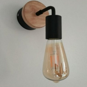 Люстра металева виробництво Sirius PR 1041/1 чорний на 1 лампочку