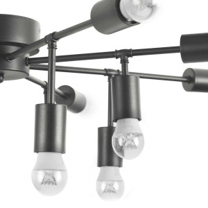 Люстра металева виробництво Sirius PR 1058/16 (чорний)