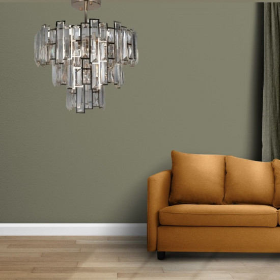 Люстра кришталева Sirius B E1671/6 на 6 лампочок  фото № 3