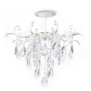 Люстра кришталева Sirius 96012/400 (WH+GOLD PN)