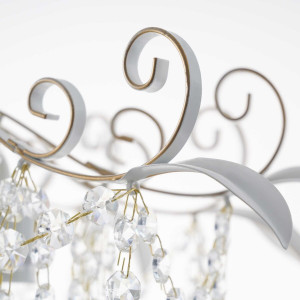 Люстра кришталева Sirius 96012/500 (WH+GOLD PN)