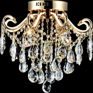 Люстра кришталева Sirius XE 4068/4-450 на 4 лампочки з Led підсвіткою