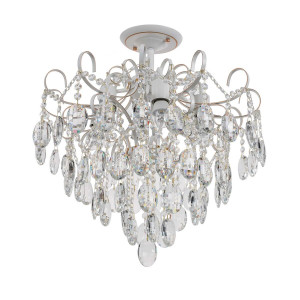 Люстра кришталева Sirius 96013/6-500 (WH+GOLD PN)
