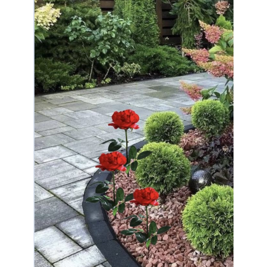 Вуличний ліхтар садово-парковий наземний Sirius 28010 троянда  фото № 3