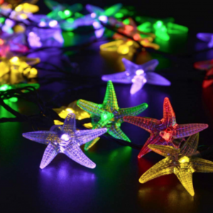 Садова гірлянда на сонячній батареї Sirius SL2885M-SF20 зірочка