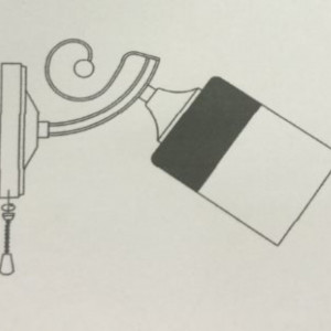 Бра настінне Sirius B N3846/1W