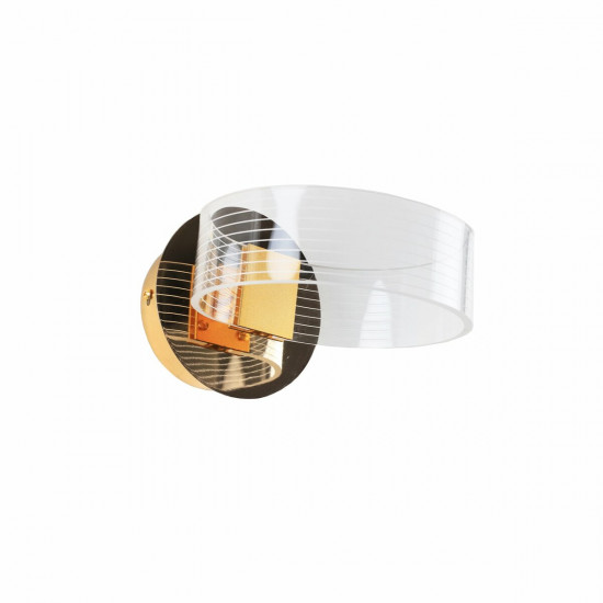 Бра настінна світлодіодна акрилова Sirius N 3705-1 GOLD 12W Зображення №2 Бра настінна світлодіодна акрилова Sirius N 3705-1 GOLD 12W фото № 2