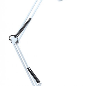 Настільна лампа Sirius TY 18008B на одну лампочку з прищіпкою білий