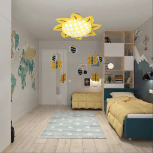 Люстра підвісна дитяча Sirius МX12001-38D