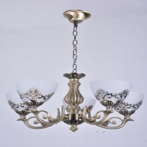 Люстра класична Sirius Л 7006/5B AB (на 5 плафонів)