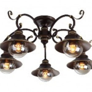 Люстра стельова Sirius Д HD75860-5 на 5 плафонів Люстра стельова Sirius Д HD75860-5 на 5 плафонів