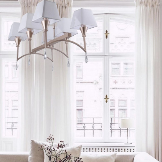 Люстра Класична Sirius Д ТС1834-6 на 6 плафонів  фото № 3