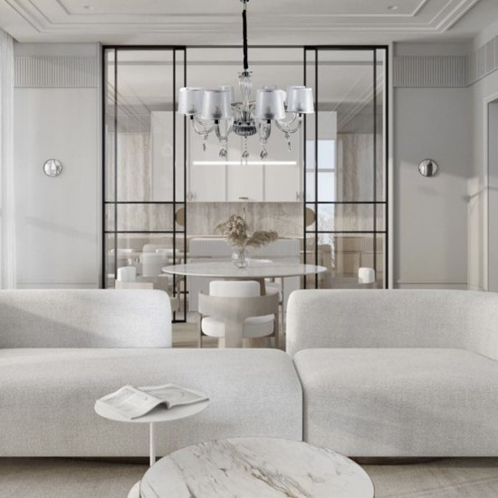 Люстра класична Sirius Ш 1261/8 на 8 плафонів  фото № 6