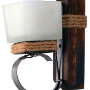 Бра дерев'яне виробництво Sirius S7001/1 темний обжиг на 1 плафон