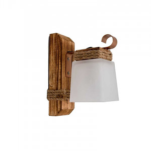 Бра дерев'яне виробництво Sirius S7027/1 світлий обжиг на 1 плафон