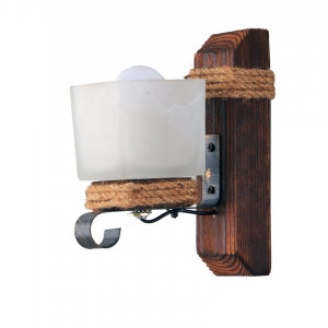 Бра дерев'яне виробництво Sirius S7027/1 світлий обжиг на 1 плафон