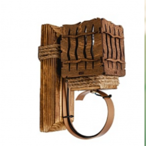 Бра дерев'яне виробництво Sirius S7092/1 світлий обжиг на 1 плафон