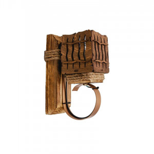 Бра дерев'яне виробництво Sirius S7092/1 світлий обжиг на 1 плафон