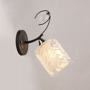 Бра настінне Sirius B C1032/1W BK+CH