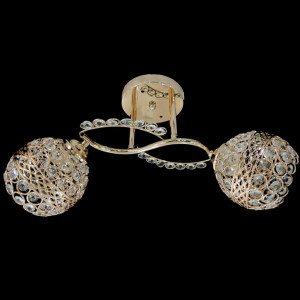 Люстра стельова Sirius Ю 7335А/2 на 2 плафона