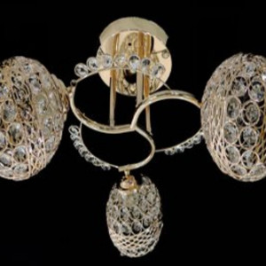 Люстра стельова Sirius Ю 7335А/3 на 3 плафона