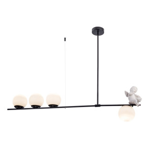 Галогенова люстра Sirius Ш 1347/4 BLACK