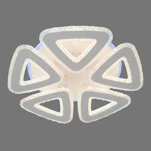 Люстра світлодіодна акрилова Sirius LI8418/5B WH (RGB) 150W+8W