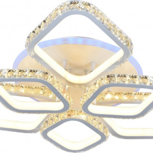 Люстра світлодіодна акрилова Sirius DK5862A/3+3 WH (RGB) 264W+8W