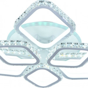 Люстра світлодіодна акрилова Sirius DK5862A/3+3 WH (RGB) 264W+8W