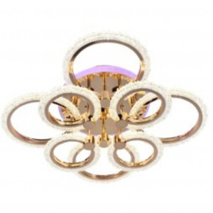 Світлодіодна акрилова люстра Sirius LI8879/4+4A FGD (RGB) 144W+11W