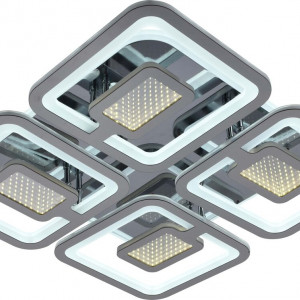 Люстра світлодіодна акрілова Sirius LI8893/4A CR (BL+YL) 178W+48W