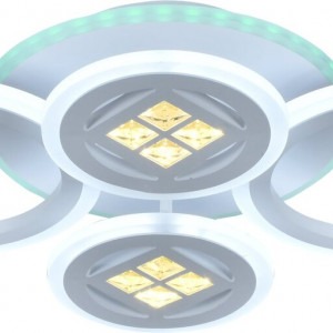 Люстра світлодіодна акрілова Sirius LI8860/4A WH (RGB) 92W+7W