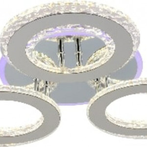 Люстра світлодіодна акрілова Sirius LI8423/3 CR (RGB) 114W+7W