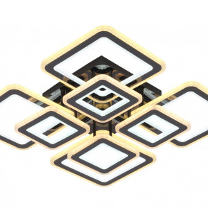 Люстра світлодіодна акрилова Sirius N 6604D-4+4 BK