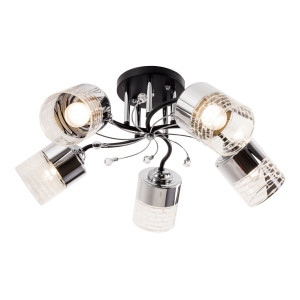 Люстра стельова Sirius 6594/5 на 5 плафонів