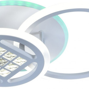 Люстра світлодіодна акрілова Sirius LI8860/2B WH (RGB) 68W+7W