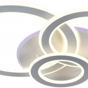 Люстра світлодіодна акрілова Sirius LI8778/3 WH (RGB) 220W+11W