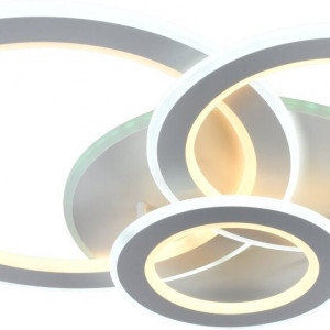 Люстра світлодіодна акрілова Sirius LI8778/3 WH (RGB) 220W+11W