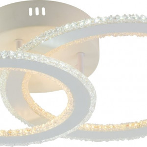 Люстра світлодіодна акрілова Sirius LI8416/2C WH 128W