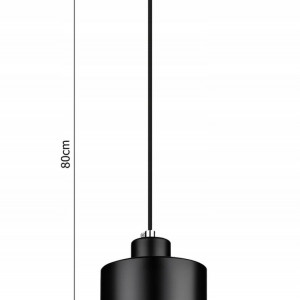 Люстра підвіс для кухні Sirius 8821-1 BK