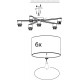 Люстра Sirius H262-6B на 6 плафонів фото №6