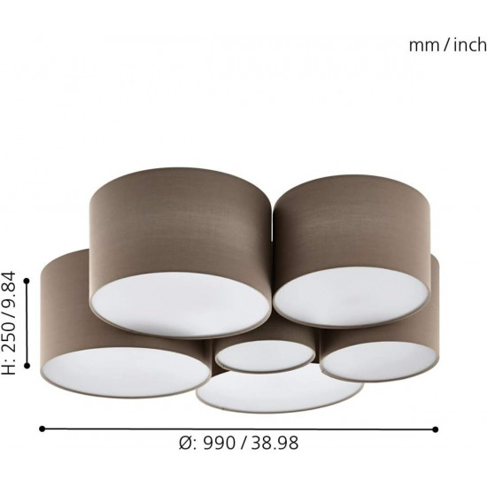 Люстра Sirius H262-6B на 6 плафонів  фото № 7