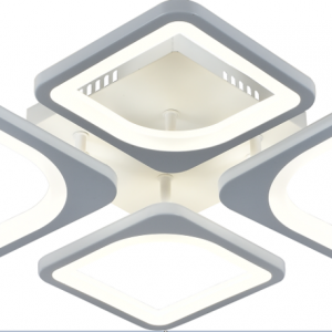 Люстра світлодіодна акрилова Sirius MX10005/2+2 WH (112W)