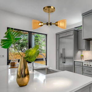 Люстра стельова Sirius Л 8083/2А на 2 плафони