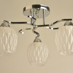 Люстра стельова Sirius Л 8139/3A CR