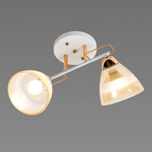 Люстра стельова Sirius Л 8146/2 WT+FG на 2 плафони