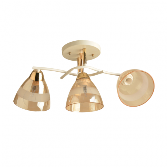 Люстра стельова Sirius Л 8146/3 WT+FG  фото № 2