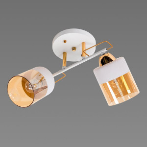 Люстра стельова Sirius Л 8100/2А WT+FG