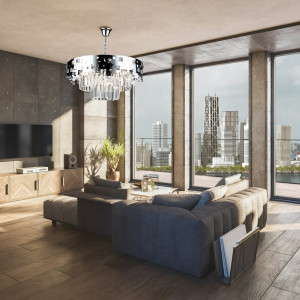 Люстра кришталева Sirius B S2338/5 на 5 лампочок